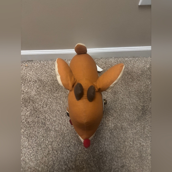 Adorable Vintage Handmade Rudolph with Tags - Picture 3 of 4